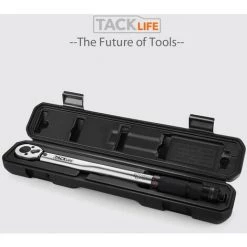 TACKLIFE Drehmomentschlüssel, Kalibriert 3/8" (19-110Nm) 37,5cm Länge Mit Zertifizierung, Drehmomentwandler, Adapter, Verlängerungsstange Im Koffer HTW1B -Schlüssel Shop 40459730 4