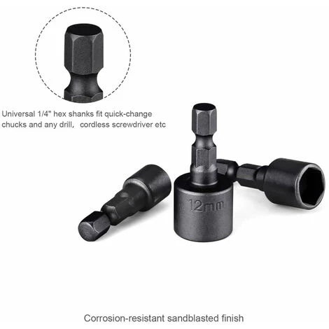 TACKLIFE Steckschlüssel- Und Steckschlüssel-Set Steckschlüssel-Bit-Sätze Mit Chrom-Vanadium-Stahl - PNDB1A 5 TACKLIFE Steckschlüssel- Und Steckschlüssel-Set Steckschlüssel-Bit-Sätze Mit Chrom-Vanadium-Stahl - PNDB1A – Bild 3