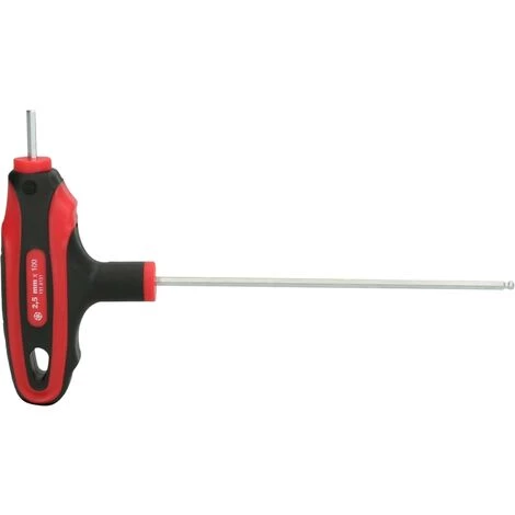 KSTOOLS KS TOOLS T-Griff-Innensechskant-Kugelkopf-Schlüssel, 2,5mm 5 KSTOOLS KS TOOLS T-Griff-Innensechskant-Kugelkopf-Schlüssel, 2,5mm – Bild 3