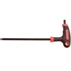 BGS Technic Schraubendreher Mit T-Griff Und Seitlicher Klinge | Innensechskant / Innensechskant Mit Kugelkopf 2,5 Mm