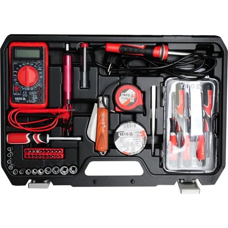 YATO Elektriker Werkzeug Koffer Tasche Satz Set 68-teilig Werkzeugsatz 6 YATO Elektriker Werkzeug Koffer Tasche Satz Set 68-teilig Werkzeugsatz – Bild 4
