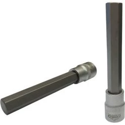 KSTOOLS® KS Tools 3/8" Bit-Stecknuss Für Innensechskant-Schrauben Am Bremssattel, 11 Mm, 100 Mm Lang