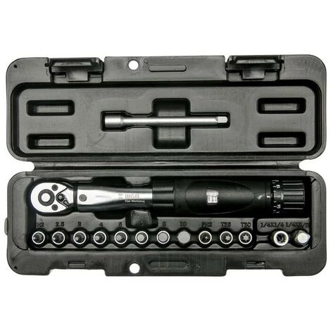 WGB Fahrrad-Drehmomentschlüssel - 2 - 24 Nm - 15 Teilig 3 WGB Fahrrad-Drehmomentschlüssel - 2 - 24 Nm - 15 Teilig