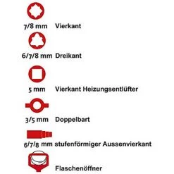 ECI TOOLS ZTBS0010 Schaltschrank Schlüssel Multifunktionsschlüssel Absperrhahn Universalschlüssel Ventil Schaltkasten Heizventil 9 ECI TOOLS ZTBS0010 Schaltschrank Schlüssel Multifunktionsschlüssel Absperrhahn Universalschlüssel Ventil Schaltkasten Heizventil -Schlüssel Shop 44117832 3