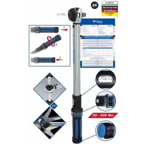 KSTOOLS 1/2 Brilliant Tools Drehmomentschlüssel Mit Drehknopf-Umsteck-Ratschenkopf, 40-200Nm 3 KSTOOLS 1/2 Brilliant Tools Drehmomentschlüssel Mit Drehknopf-Umsteck-Ratschenkopf, 40-200Nm