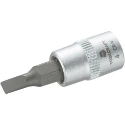 TOOLCRAFT 816061 Schlitz Steckschlüssel-Bit-Einsatz 4 Mm 1/4" (6.3 Mm)