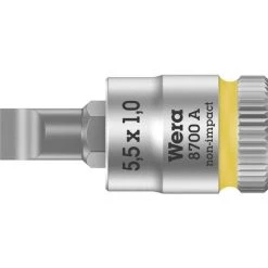 Wera 8700 A FL 05003321001 Schlitz Steckschlüssel-Bit-Einsatz 5.5 Mm 1/4" (6.3 Mm)