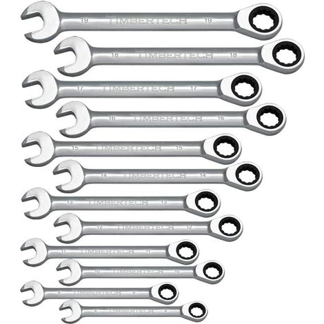 Homfa Ratschenringschlüssel Set 12tlg. Ratschenschlüssel, Knarrenschlüssel, Maulschlüssel, Ringschlüssel, Ringmaulschlüssel (Modell 2) 6 Homfa Ratschenringschlüssel Set 12tlg. Ratschenschlüssel, Knarrenschlüssel, Maulschlüssel, Ringschlüssel, Ringmaulschlüssel (Modell 2) – Bild 4