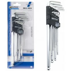 AFT Langer Inbusschlüssel-Satz 9-teilig Mit Kugel