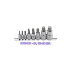BGS TECHNIC Bit-Einsatz-Satz | Innenvielzahn (für XZN) | M4 - M16 | 8-tlg.