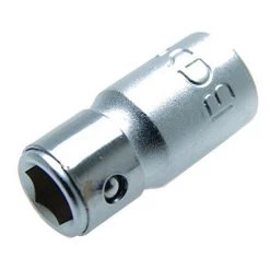 BGS TECHNIC BGS 8213 | BIT-ADAPTER MIT HALTEKUGEL | INNENVIERKANT 6,3 MM (1/4'') | INNENSECHSKANT 6,3 MM (1/4'')