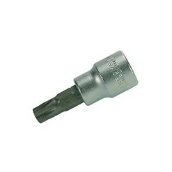 BGS TECHNIC BGS 2597 | BIT-EINSATZ | 10 MM (3/8'') | T-PROFIL (FÜR TORX) MIT BOHRUNG T45