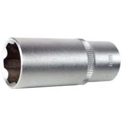 BGS TECHNIC BGS 2948 | STECKSCHLÜSSEL-EINSATZ SUPER LOCK, TIEF | 12,5 MM (1/2'') | SW 18 MM | LANG | WELLENPROFIL | CV-STAHL