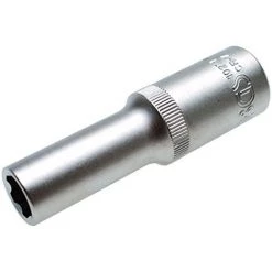 BGS TECHNIC BGS 10271 | STECKSCHLÜSSEL-EINSATZ SUPER LOCK, TIEF | 12,5 MM (1/2'') | SW 11 MM | LANG | WELLENPROFIL | CV-STAHL