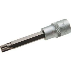 BGS TECHNIC PRO+ BGS 4362 | BIT-EINSATZ | LÄNGE 100 MM | 12,5 MM (1/2'') | INNENVIELZAHN (FÜR XZN) M10