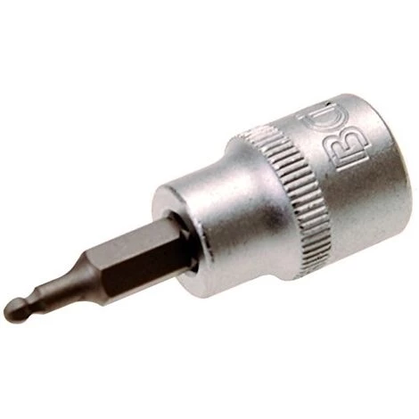 BGS TECHNIC BGS 5110 | BIT-EINSATZ | 10 MM (3/8'') | INNENSECHSKANT MIT KUGELKOPF 3 MM 3 BGS TECHNIC BGS 5110 | BIT-EINSATZ | 10 MM (3/8'') | INNENSECHSKANT MIT KUGELKOPF 3 MM