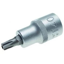 BGS TECHNIC BGS 4326 | BIT-EINSATZ | 12,5 MM (1/2'') | T-PROFIL (FÜR TORX) MIT BOHRUNG T40
