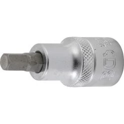 BGS TECHNIC BGS 2734 | BIT-EINSATZ | LÄNGE 55 MM | 12,5 MM (1/2'') | INNENSECHSKANT 9/32''