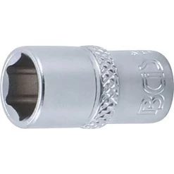 BGS TECHNIC BGS 2481 | STECKSCHLÜSSEL-EINSATZ SECHSKANT | 6,3 MM (1/4'') | SW 9 MM