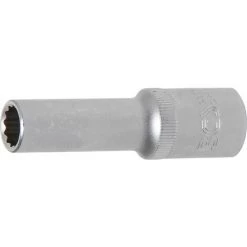 BGS TECHNIC BGS 9357 | STECKSCHLÜSSEL-EINSATZ ZWÖLFKANT, TIEF | 12,5 MM (1/2'') | SW 11 MM