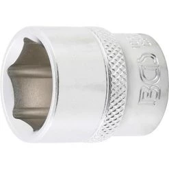 BGS TECHNIC BGS 10618 | STECKSCHLÜSSEL-EINSATZ SECHSKANT | 10 MM (3/8'') | SW 18 MM