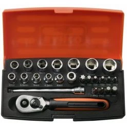 BAHCO STECKSCHLÜSSEL-SATZ 1/4. 25-TLG