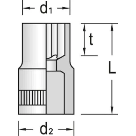 GEDORE Einsatz Außen Torx TX20E-10, 6193960 3 GEDORE Einsatz Außen Torx TX20E-10, 6193960