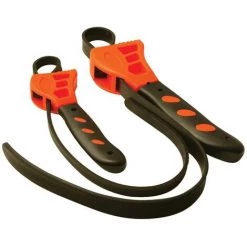 SILVERLINE 598531 BANDSCHLÜSSEL, 2-TLG. SATZ 500 U. 600 MM