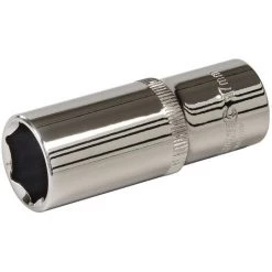 SILVERLINE 496285 STECKSCHLÜSSELEINSATZ, 3/8-ZOLL-ANTRIEB, 6PT METRISCH, SILBERFARBEN, 17 MM