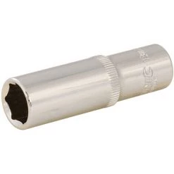 SILVERLINE TOOLS 343234 TIEFE SOCKEL 3/8 DRIVE 6PT METRISCHES 13 MM, SILBER, 12 STÜCK