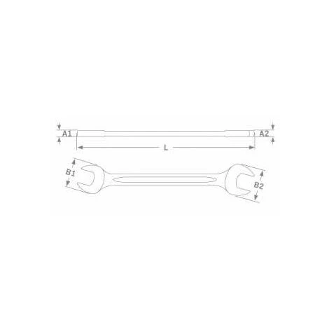 Projahn Doppelgabelschlüssel 10 X 11 Mm 4 Projahn Doppelgabelschlüssel 10 X 11 Mm – Bild 2