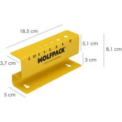 WOLFPACK Inbusschlüsselhalter Mit T-Griff Für 8 Schraubenschlüssel, Inbusschlüssel-Organizer 7 WOLFPACK Inbusschlüsselhalter Mit T-Griff Für 8 Schraubenschlüssel, Inbusschlüssel-Organizer -Schlüssel Shop 52723989 3