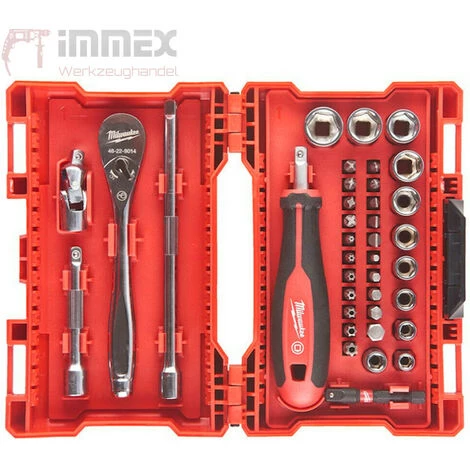 .MILWAUKEE. Milwaukee Ratschen-Steckschlüssel Sortiment 38-tlg. 3 .MILWAUKEE. Milwaukee Ratschen-Steckschlüssel Sortiment 38-tlg.