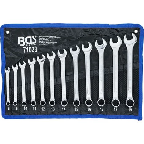 BGS TECHNIC GEMISCHTES CL S-SPIEL | 8 - 19MM | 12 STÜCK CES Art. 71023 3 BGS TECHNIC GEMISCHTES CL S-SPIEL | 8 - 19MM | 12 STÜCK CES Art. 71023