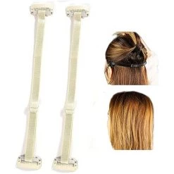 LIFCAUSAL Instant Eye Face Lift Band Unsichtbare Haarnadel Facelift Bands Mit Clips Tragbar Unsichtbare Haarnadel Gesicht Schlankheitsbänder Wiederverwendbares Face Lift Tape Unsichtbare Hebegurte Für Frauen (Blond X2)