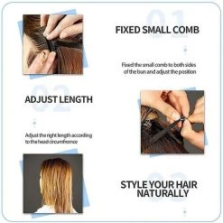 LIFCAUSAL Instant Eye Face Lift Band Unsichtbare Haarnadel Facelift Bands Mit Clips Tragbar Unsichtbare Haarnadel Gesicht Schlankheitsbänder Wiederverwendbares Face Lift Tape Unsichtbare Hebegurte Für Frauen (Blond X2) -Schlüssel Shop 55277801 4