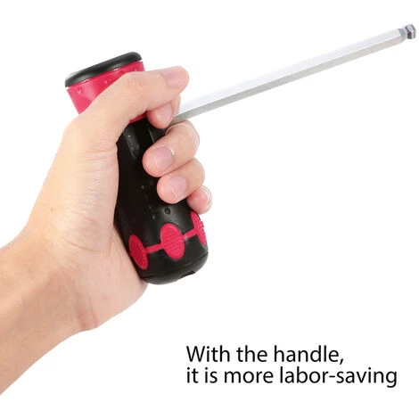 Meterk 36-teiliges Inbusschlüssel-Set, Langer Arm, Kugelkopf, Innensechskantschlüssel, Innensechskantschlüssel, Innensechskantschlüssel, Zoll/Metrisch/Stern, Für Reparaturwerkzeug Für Fahrradgeräte 5 Meterk 36-teiliges Inbusschlüssel-Set, Langer Arm, Kugelkopf, Innensechskantschlüssel, Innensechskantschlüssel, Innensechskantschlüssel, Zoll/Metrisch/Stern, Für Reparaturwerkzeug Für Fahrradgeräte – Bild 3