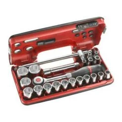 DBOX Box Facom Ratsche Drehgriff 22 Stück - Rouge