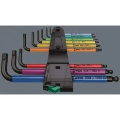 MODOU Wera 950 SPKL/9 SM N Multicolour 05073593001 Metrischer Stiftschlüsselsatz 9-tlg -Schlüssel Shop 55933085 3