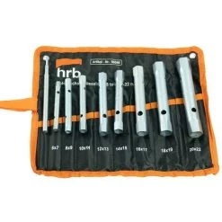 HRB Rohrsteckschlüsselsatz 9-tlg. Größen 6-22 Mm, Schraubenschlüssel Satz