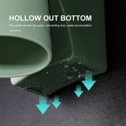 LIFCAUSAL Zahnbürstenhalter Zahnbürstenregal Zahnputzbecher Wandmontierter Organizer Zahnbürste Zahnpasta Aufbewahrungsregal Für Badezimmer, Nagelfrei Magnetisch, Rosa -Schlüssel Shop 56702173 4