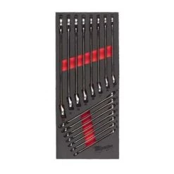 .MILWAUKEE. Milwaukee MAX BITE Ringmaulschlssel Einlage 15-teilige Einlage Fr Werkstattwagen 78 Cm