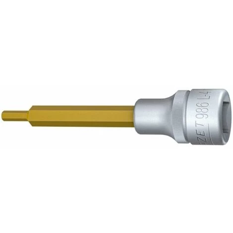 Steckschlüsseleinsatz 986L-4 1/2 Zoll Innen-6-kantSW 4mm L.100mm HAZET 3 Steckschlüsseleinsatz 986L-4 1/2 Zoll Innen-6-kantSW 4mm L.100mm HAZET