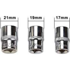 Randaco Drehmomentschlüssel 28-210Nm Stecknüsse 17-21 Verlängerung Drehmoment 1/2" Zoll - Silber -Schlüssel Shop 59208721 3