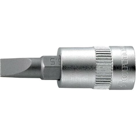 Format Schraubendrehereinsatz 1/4" Schlitz 1x5,5mm 3 Format Schraubendrehereinsatz 1/4" Schlitz 1x5,5mm