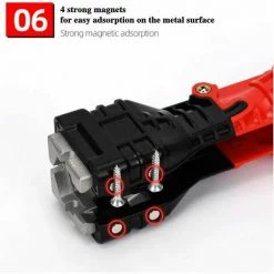 QERSTA 18-in-1-Steckschlüssel-Werkzeug Für Wasserhähne, Multifunktionale Installation Von Wasserhähnen Und Waschbecken, Für Die Installation Von Badezimmern, Küchenspülen, Toilettenschüsseln (rot) -Schlüssel Shop 59920098 4