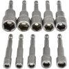TINOR 10-teiliges Magnetisches Sechskant-Steckschlüssel-Set 6-15 Mm Schlagschrauber, Magnetisches Sechskant-Steckschlüssel-Set Magnetisches 1/4-Sechskant-Steckschlüssel-Adapter-Werkzeug 2 TINOR 10-teiliges Magnetisches Sechskant-Steckschlüssel-Set 6-15 Mm Schlagschrauber, Magnetisches Sechskant-Steckschlüssel-Set Magnetisches 1/4-Sechskant-Steckschlüssel-Adapter-Werkzeug -Schlüssel Shop 60369873 1