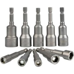 TINOR 10-teiliges Magnetisches Sechskant-Steckschlüssel-Set 6-15 Mm Schlagschrauber, Magnetisches Sechskant-Steckschlüssel-Set Magnetisches 1/4-Sechskant-Steckschlüssel-Adapter-Werkzeug 8 TINOR 10-teiliges Magnetisches Sechskant-Steckschlüssel-Set 6-15 Mm Schlagschrauber, Magnetisches Sechskant-Steckschlüssel-Set Magnetisches 1/4-Sechskant-Steckschlüssel-Adapter-Werkzeug -Schlüssel Shop 60369873 2