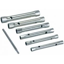 SILVERLINE 589709 METRISCHE ROHRSTECKSCHLÜSSEL, 6-TLG. SATZ 8?19 MM