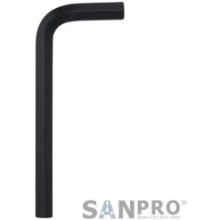 SANPRO - Sechskant-Winkelschraubendreher, SW 13,0 Mm, Schenkellänge 132 X 50 Mm